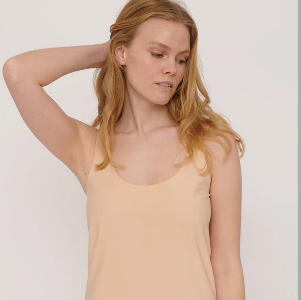 Organic Basics Invisible Basic Slip, Oak, Size Small